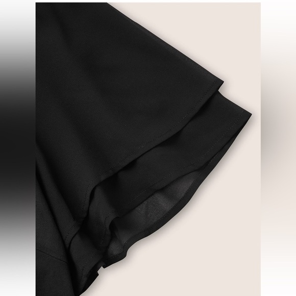 BloomChic Plus Size 2XL Stretchy Woven Cut Out Lace Patchwork Blouse us18-20 - Picture 6 of 9